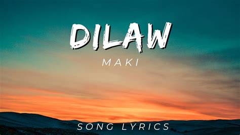 Dilaw (song) .